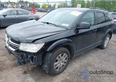 2017 Dodge Journey Se from USA, damaged, VIN 3C4PDCAB7HT676478